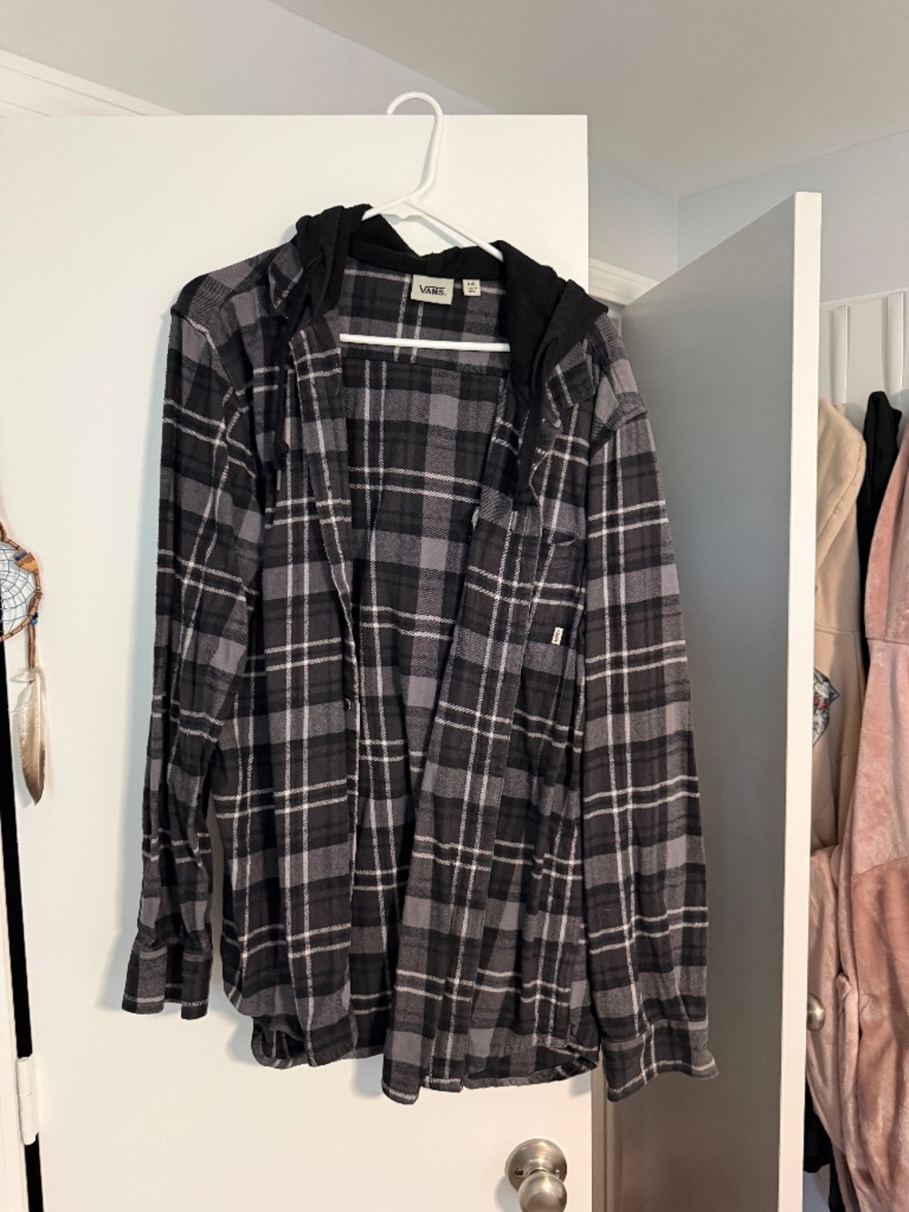Vans Hooded Flannel - XXL - EUC